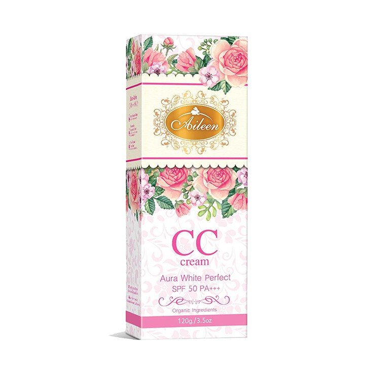 Organic CC Cream Body Skin Care ( Aura White Perfect CC Cream) - Aileen 120g