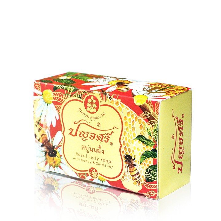 蜂王浆皂 （含金箔、蜂蜜) - Punjasri 30克