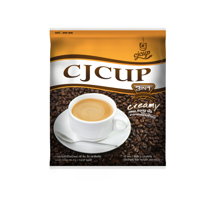 三合一咖啡（奶油) - Cjcup 486 克
