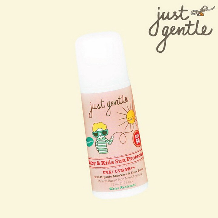 婴儿和儿童防晒SPF 50 PA +++ - Just Gentle 60 毫升