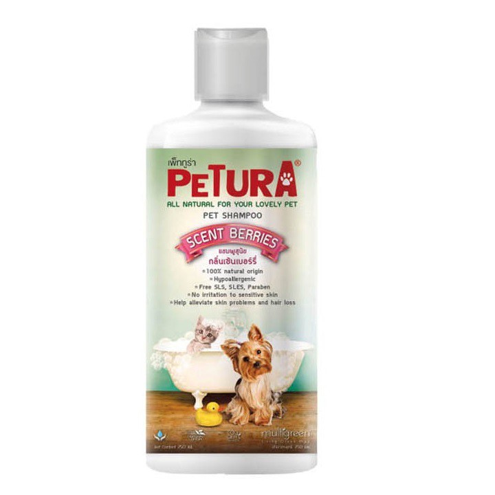 宠物洗毛精浆果香 - Petura 250 毫升