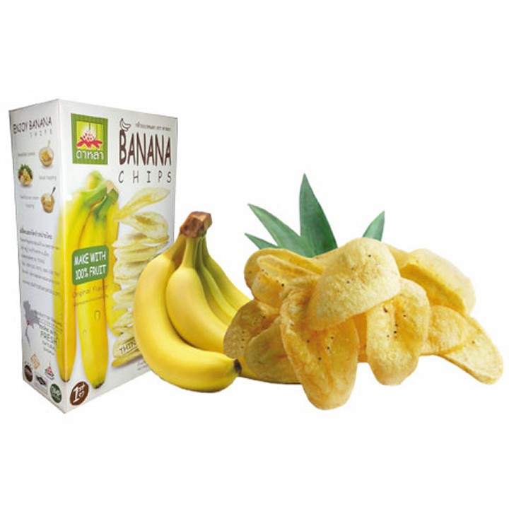 酥脆香蕉芯片- Dahra 80 克