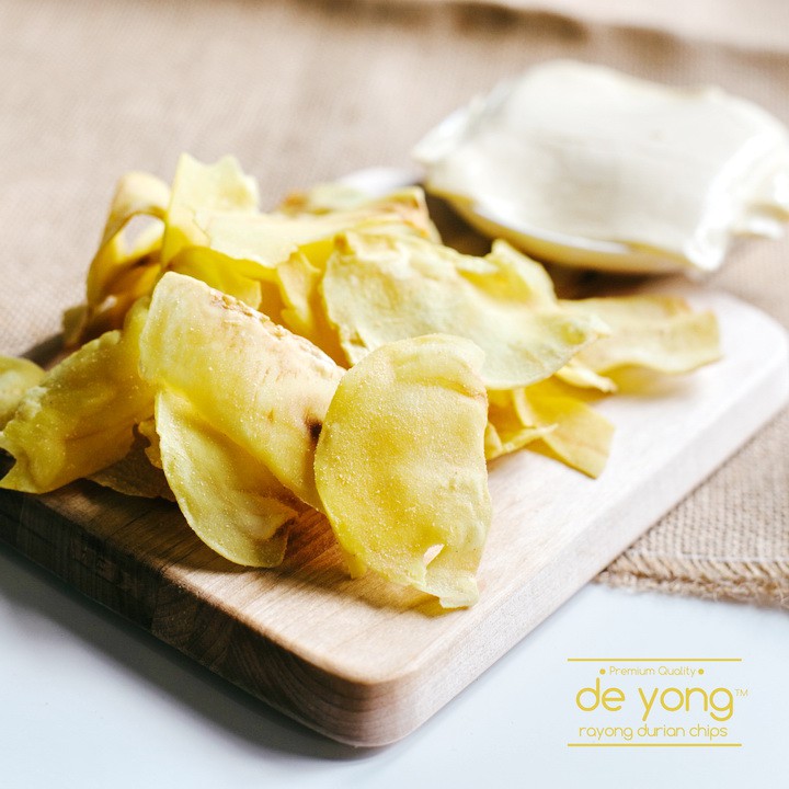Premium Cheddar Cheese Durian Chip Size L – Deyong 350g