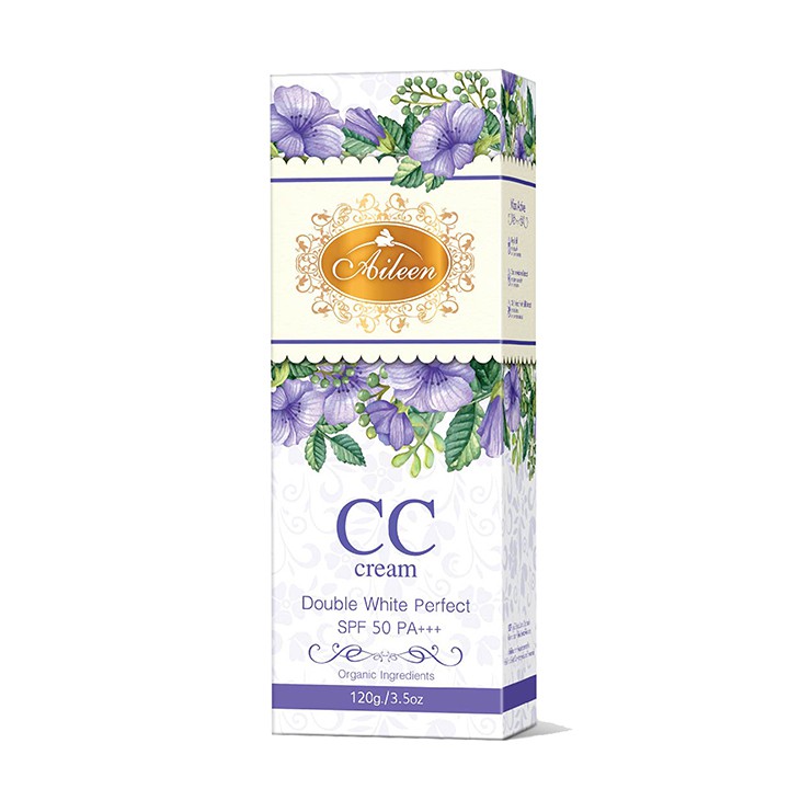 Organic CC Cream Body Skin Care ( Double White Perfect CC Cream) - Aileen 120g