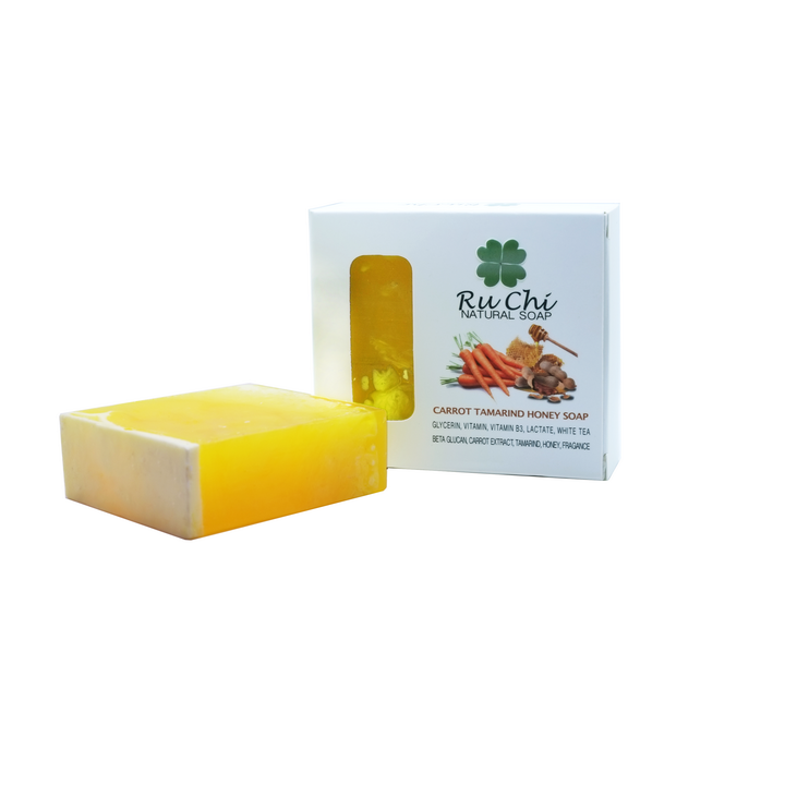 Carrot Tamarind Honey Soap - Ru Chi Soap 120g