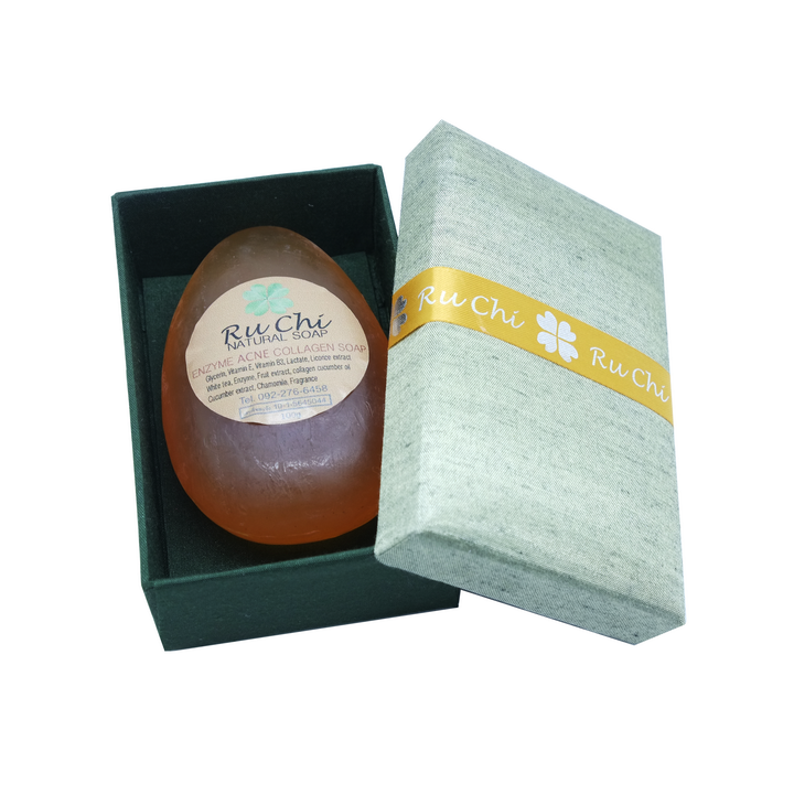 Enzyme Acne Collagen Soap - Ru Chi Soap 100g