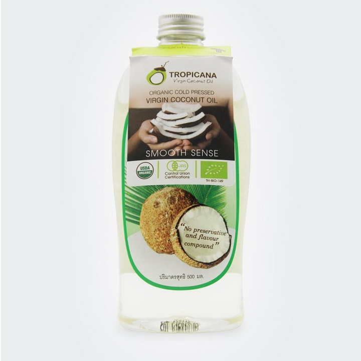 Organic Cold Pressed Virgin Coconut Oil - Tropicana 500ml