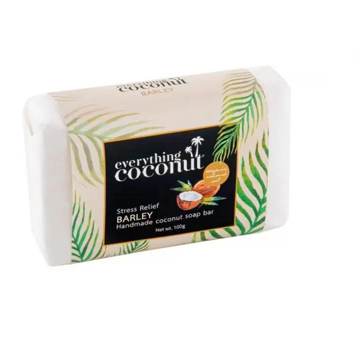 椰子自制皂 (泰国大麦香) - EVERYTHING COCONUT 100克