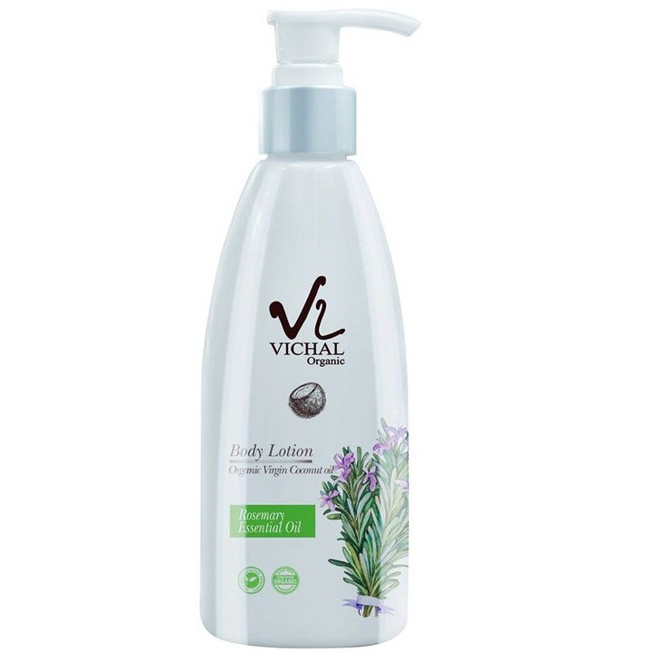 身体乳液 (有机原始椰子油+迷迭香) -  Vichal Organic 200毫升