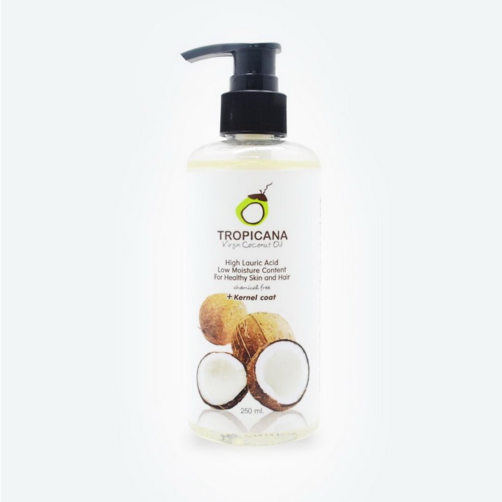 Organic Cold Pressed Virgin Coconut Oil - Tropicana 250ml