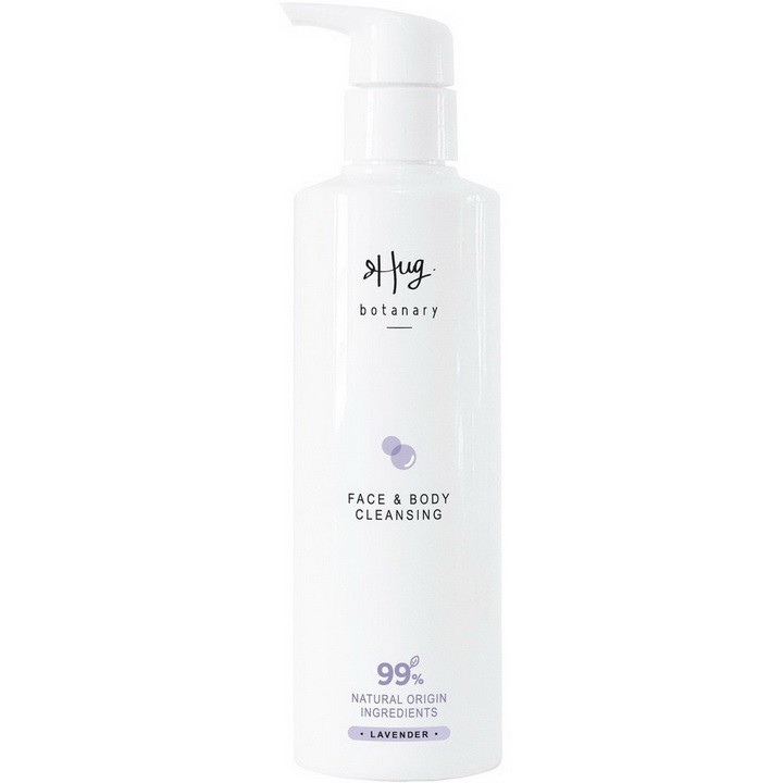 Face and Body Cleansing (Lavender) -  Hugs Botanary 250ml