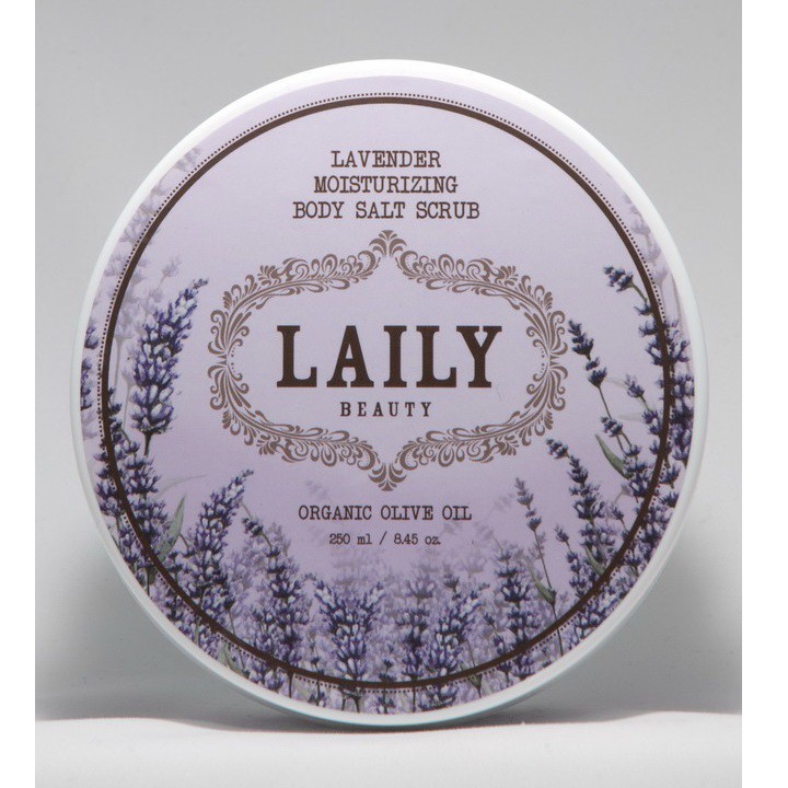 Lavender Moisturizing Body Salt Scrub - LAILY 250ml