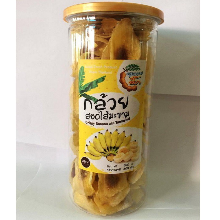 香蕉酥脆片+罗望子 - Madam Tik 300克