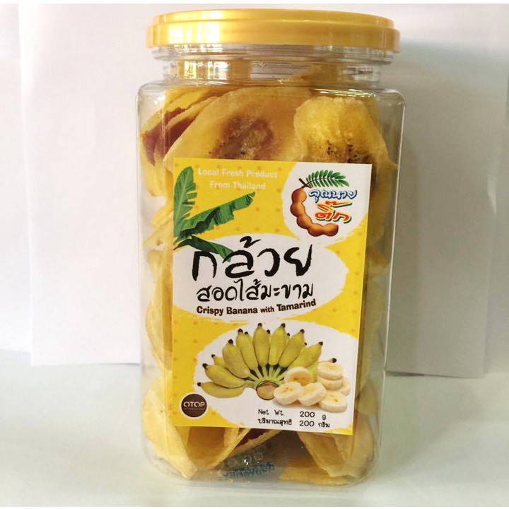 香蕉酥脆片+罗望子 - Madam Tik 200克