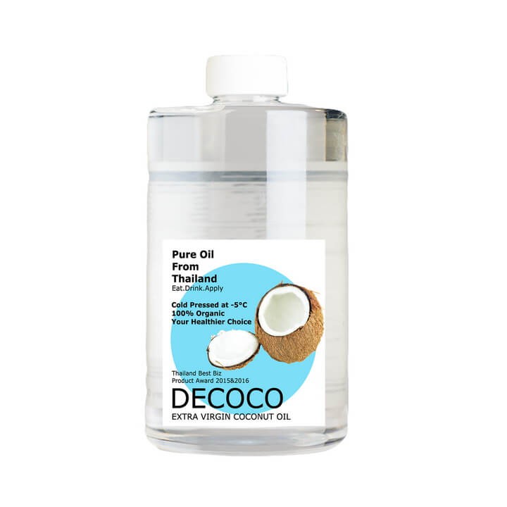 特级有机初榨椰子油100％ -  Decoco 600毫升