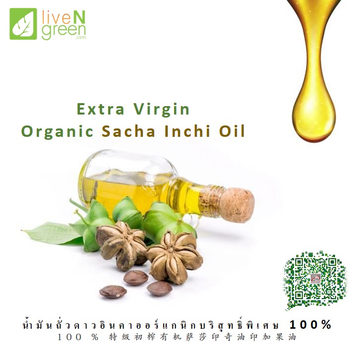 Extra Virgin Organic Sacha Inchi Oil 22.95 kg 25 L.